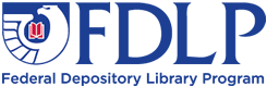 FDLP Logo, Federal Depository Library Program.